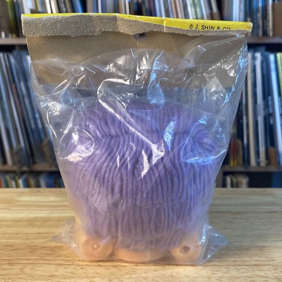 80s Doll Craftin' 4" Angie Head Lavender Purple Hair NEW SEALED 163-92 - Picture 2 of 4